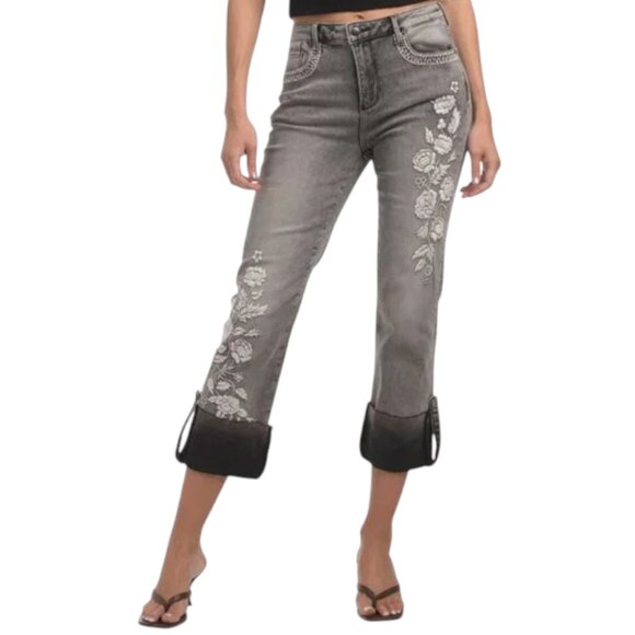 DRIFTWOOD JEANS multi Snap Colette Floral Rodeo Jeans